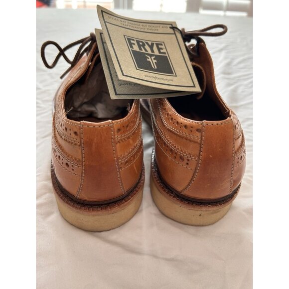 Frye Wingtip Leather Brogue Shoes, Oxford Formal Dress Shoes, SzUS 10.5 main image 4